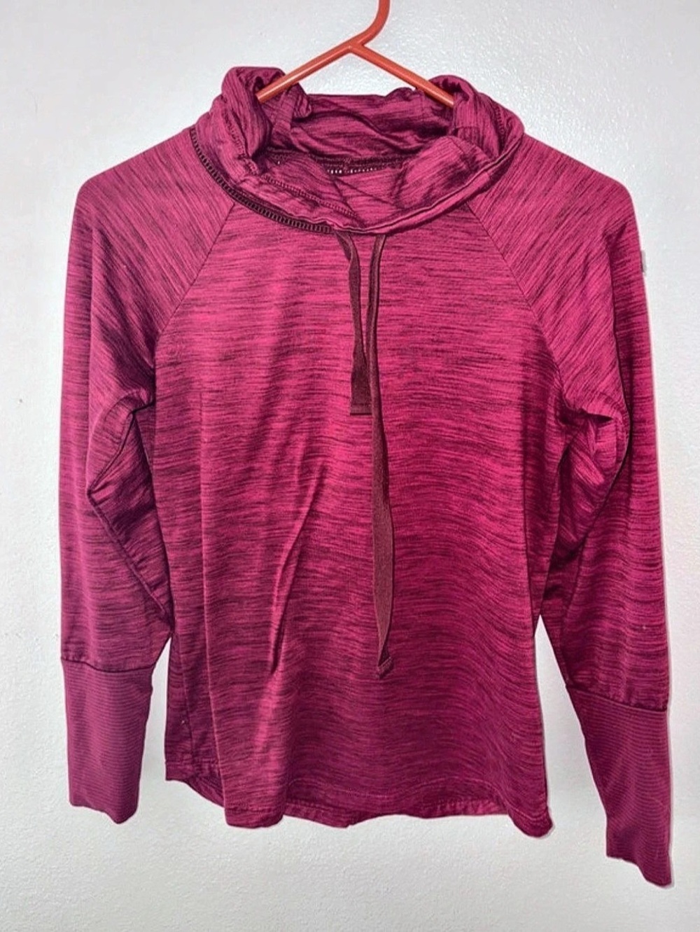 Avalanche Cowl Neck Pullover Women's Pink Funnel Neck